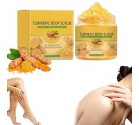 Turmeric Body Scrub,Natural Moisturizing Exfoliating Scrub,Natural Exfoliating Body Scrubs,Turmerics Scrubs,Gentle Nourishing Skin,Deep Cleansing (1 Pcs, 100g)