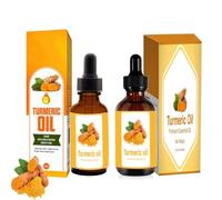 Turmeric Essential Oil, Huile Essentielle Curcuma Pour Visage, Turmeric Essential Oil Set, Turmeric Oil Premium Essential Oil Turmeric Savon Set For Face & Body, 100% Natural Turmeric Oil (2MIX, m)