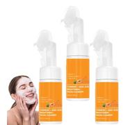 Turmeric Face Wash with Brush, Pure Glow Cleanse, for Women Men, Makeup Remover Cleansing, for All Skin(100ml)