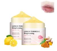 Turmeric Gommage Levre, Turmeric Lemon Masque Levre, Turmeric Lip Scrub, Gommage Exfoliant Pour Les Lèvres, Soins Pour Les Lèvres, Exfoliant Pour Les Lèvres, Diminuer Les Rides Des Lèvres (2PC, 60g)