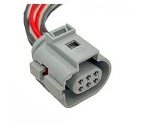 Turmeric Hengliang Store 1 pièces 6 Broches vanne EGR connecteur Femelle Faisceau de câbles adapté for Audi VW 1J0 973 713 G 1J0973713G 42121200 avec câble 15cm 18AWG