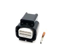 Turmeric Hengliang Store 1 Set 8 Broches Auto Socket Socket Automotive Radar Radar Imperping Cable Connecteur Ajustement for 7283-2148-30 7282-2148-30 (Color : Black, Package : 1 Set of Female)