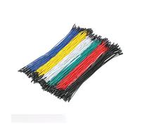 Turmeric Hengliang Store 20 pièces Couleur haut de gamme 1P 22AWG Câble en silicone souple Dupont Câble de fil Famale 10 20 30 cm Convient pour ventilateur d'ordinateur (couleur : rouge, taille :
