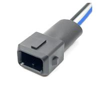 Turmeric Hengliang Store 2Pin AMP Tyco EFI Connector Junior Power (Mini Timer) Faisceau de câblage de connecteur étanche Automatique (Color : 2P Male, Package : 1 Pc with 15cm 18AWG)