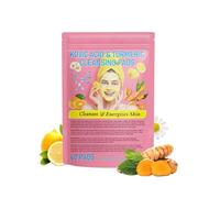 Turmeric Kojic Acid Essential Pads Cleansing Antioxidant-rich Gentle Exfoliating Face Scrub Pads All-natural Skincare, All Skin types, Amicrofiber Side Infused Foaming Pads (Pink, 20X12X4CM)
