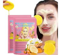 Turmeric Kojic Acid Pads,Kojic Acid and Turmeric Cleansing Pads,Turmeric Kojic Acid Cleansing Pads,Turmeric Kojic Acid Exfoliating Pads,Suitable for All Skin Types (2 Box)