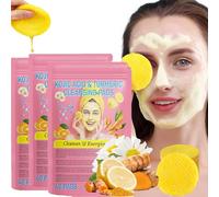 Turmeric Kojic Acid Pads,Kojic Acid and Turmeric Cleansing Pads,Turmeric Kojic Acid Cleansing Pads,Turmeric Kojic Acid Exfoliating Pads,Suitable for All Skin Types (3 Box)