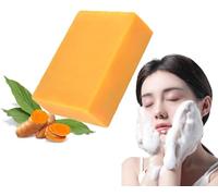 Turmeric Seamoss Soap, Turmeric Seamoss Brightening Soap, Turmeric Seamoss Soap Bar,Smooth Moisturize Skin Turmeric Soap Bars for All Skin Types. (1pcs)