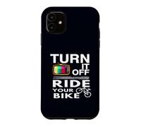 Turn It Off Ride Your Bike Costume Amusant pour Amateurs de vélo Coque pour iPhone 11