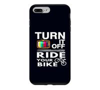 Turn It Off Ride Your Bike Costume Amusant pour Amateurs de vélo Coque pour iPhone 7 Plus/8 Plus
