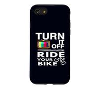 Turn It Off Ride Your Bike Costume Amusant pour Amateurs de vélo Coque pour iPhone SE (2020) / 7/8
