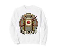 Turn It Up to 11 Ampwor Rock Loud Music Lover Fan Ampwor Sweatshirt
