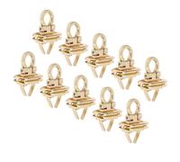 Turn Lock Twist Lock Fermeture de portefeuille 10 pièces en alliage de qualité supérieure robuste durable Style classique Accessoires de quincaillerie pour sac à main porte-monnaie projets de