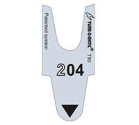 Turn-O-Matic T90 Distributeur de tickets standards à 3 chiffres 24 000 tickets Bleu