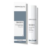 Turn Over 15 | Crème de Nuit Anti-Âge | 15% d'Acide Glycolique AHA | Exfoliant Visage Anti-Rides & Taches, Imperfections & Impurtés | Soin Concentré Lissant & Purifiant | 40ml | Dermaceutic