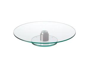 TURN Plat tournant à Gâteaux ou Fromage en Verre sur Pied LEONARDO