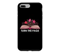 Turn The Page Book Theme Bookish Items Books Lovers Reading Coque pour iPhone 7 Plus/8 Plus