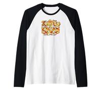 Turn Up The Spice Hot Chili Peppers Foodie Design Manche Raglan