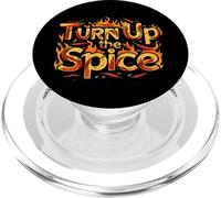 Turn Up The Spice Hot Chili Peppers Foodie Design PopSockets PopGrip pour MagSafe