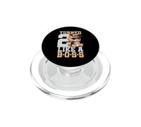 Turned 2 Years Like a Boss 2ème Anniversaire Lion Garçon Fille Enfant PopSockets PopGrip pour MagSafe