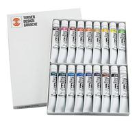 Turner Couleur Fonctionne Opaque Motif Professionnel Gouache Aquarelle Peinture Mat 18 Count Set