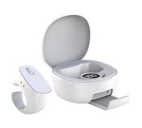 Turner de Page sans Fil, avec Batterie Rechargeable, 3.9x3.3x2.3 cm, défilement de Page à Mains Nues, Feuille de Musique, Multi-us