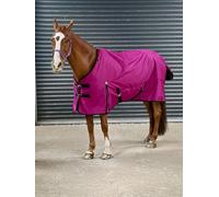 Turner Equestrian Tapis de pluie pour cheval, léger et imperméable, 600D, framboise profonde, garnissage 100 g (standard 1,8 m)