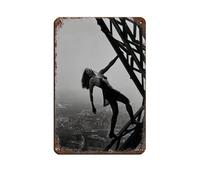 Turner's Eiffel Tower Poster rétro en métal Décoration murale 20 x 30 cm