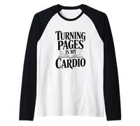 Turning Pages est Mon Amateur de Livres de Cardio Manche Raglan
