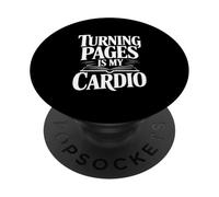 Turning Pages est Mon Amateur de Livres de Cardio PopSockets PopGrip Adhésif