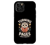 Turning Pages Since Forever Owl Book Lover Reading Club Coque pour iPhone 11 Pro