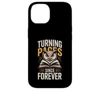 Turning Pages Since Forever Owl Book Lover Reading Club Coque pour iPhone 14