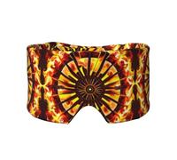 Turning The Flame Bandeau unisexe pour dormir sur le côté, masque de sommeil et cache-oreilles (68,1 x 10,9 cm), intérieur et extérieur, voyage, yoga, confort réglable