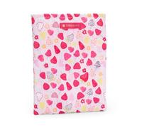 Turnowsky Étui pratique pour livre avec motif imprimé doux, idéal pour contenir et protéger des livres ou autres accessoires, 19 x 25 cm