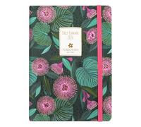 Turnowsky Mini Agenda 2026, 12 mois, journalier, avec élastique et marque-pages, pour travail et université, 352 pages imprimées en couleur, format 11 x 15,3 h, Monstera