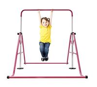 Turnreck Barre de gymnastique pliable pour enfants avec hauteurs et gymnastique réglables Pour l'extérieur et l'intérieur