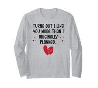 Turns Out I Like You More Than I Originally Planned Couples Manche Longue