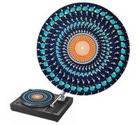 Turntable Mat - Polyester Felt 30.48cm, Record Slipmat, 12 Inch | Optical Illusion Pad, Animated Visual Mat For DJs, Music Lovers, Collectors, Home, Studio, Art Display, Audio Equipment