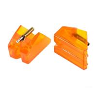 Turntable Phonograph Needle for pour stylus For EPS24CS LP Vinyl Record Player(Orange)