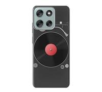 Turntable Vinyl Record Player Graphic Etui Coque Housse pour Motorola Moto G56