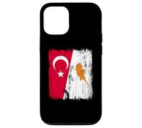 Turquie Chypre Demi-Drapeau Patrimoine chypriote Turc Coque pour iPhone 12/12 Pro