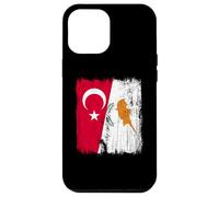 Turquie Chypre Demi-Drapeau Patrimoine chypriote Turc Coque pour iPhone 12 Pro Max