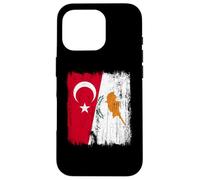Turquie Chypre Demi-Drapeau Patrimoine chypriote Turc Coque pour iPhone 16 Pro