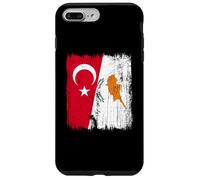 Turquie Chypre Demi-Drapeau Patrimoine chypriote Turc Coque pour iPhone 7 Plus/8 Plus