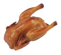 Turquie fumée, ornement de Noël de poulet, faux coups de temps, faux poulet, dinde fumée douce réutilisable, fausse dinde réutilisable pour les accessoires d'exposition Ornement de fête de Noël, faus