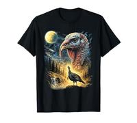 Turquie Hurlant à la Lune Silly Meme Funny 90's Turkey Bird T-Shirt