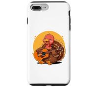 Turquie Jouant de la Guitare Graphique Turquie garçons Filles Amateurs de Guitare Coque pour iPhone 7 Plus/8 Plus