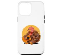 Turquie Jouant de la Guitare Graphique Turquie garçons Filles Amateurs de Guitare Coque pour iPhone 12 Pro Max
