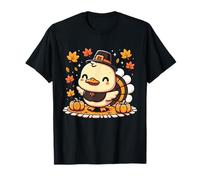 Turquie Kawaii Thanksgiving Day Funny Fall Autumn T-Shirt