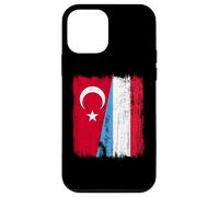 Turquie Luxembourg Demi Drapeau Turc Luxembourgeois Jersey Coque pour iPhone 12 mini